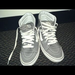 Grey and white vans
